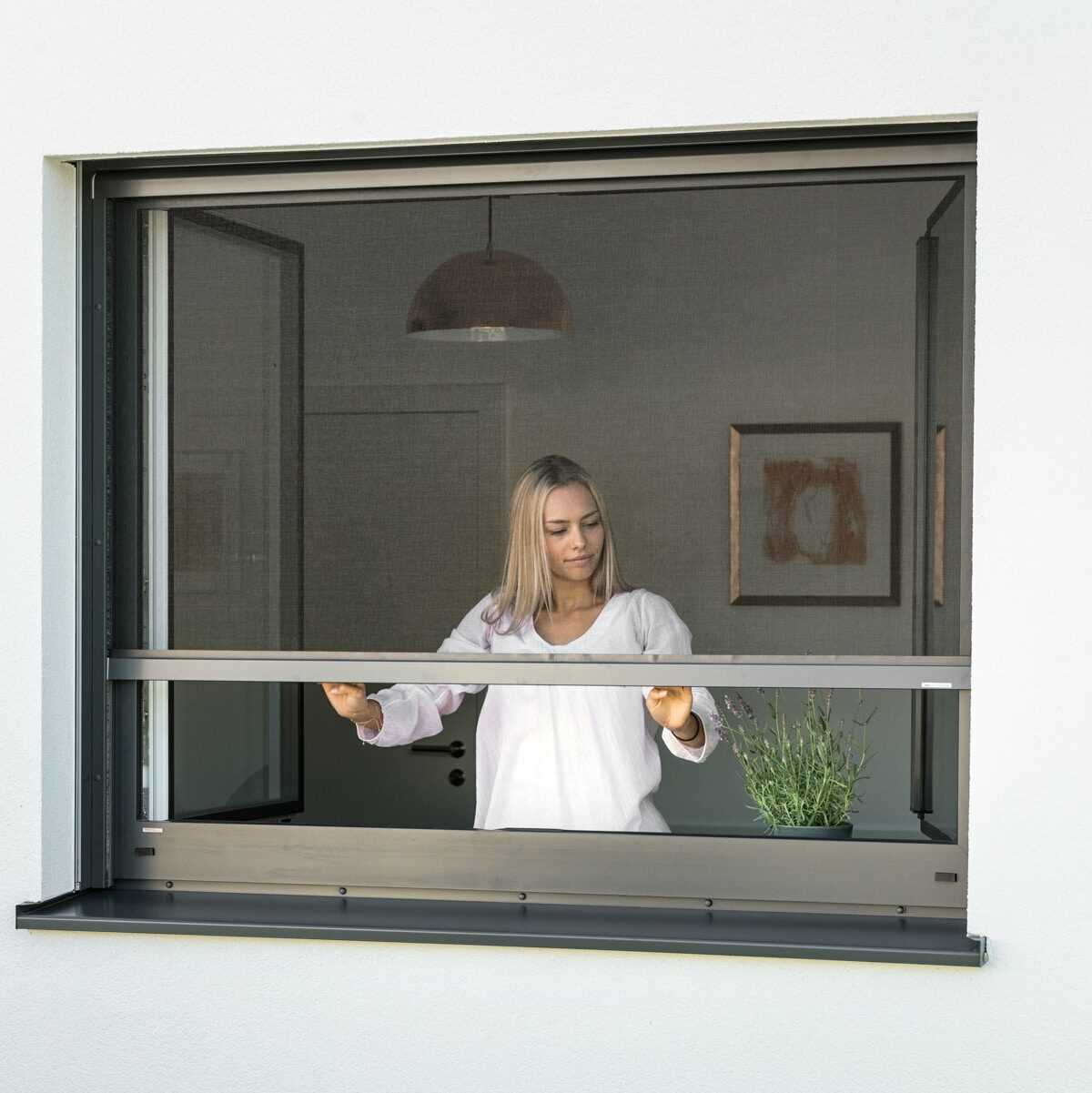 Fenster mit integriertem Insektenschutz