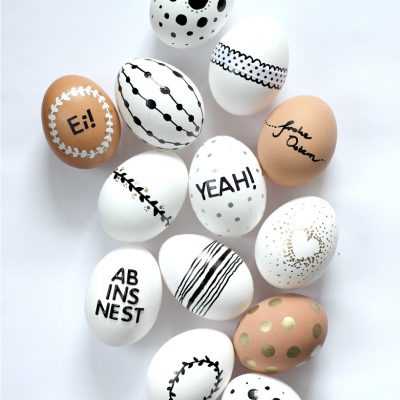 Vorteile von bemalten gekochten Eiern