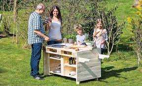Materialien für den Bau der Grillstation