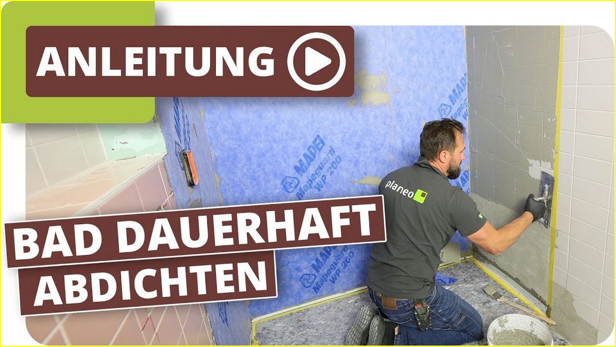Bad abdichten: Profi-Guide für trockene Wände & langfristigen Schutz () Bad abdichten: Profi-Guide für trockene Wände & langfristigen Schutz