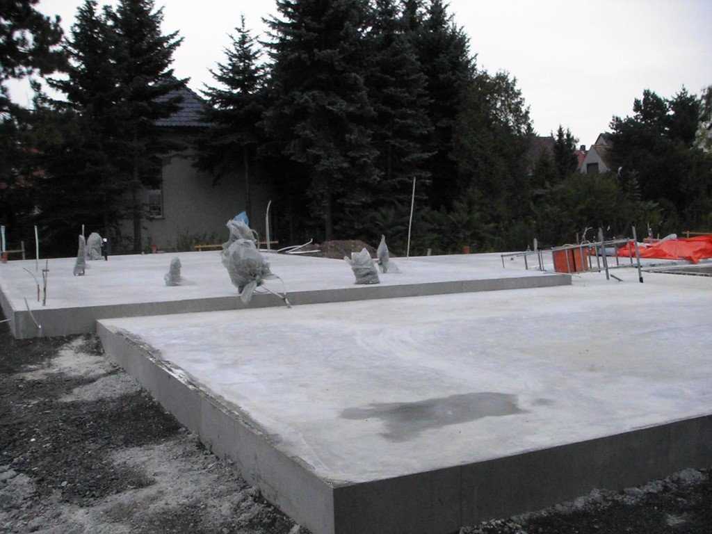 Frostbeständige Bodenplatten