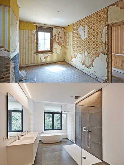 Fotos von renovierten Wohnungen