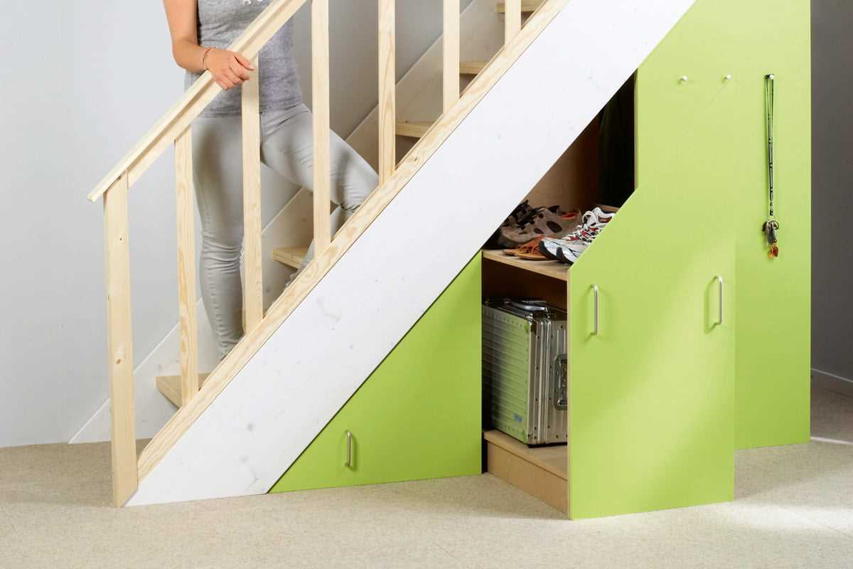 Raum unter Treppe nutzen – Ikea Schränke und Ideen